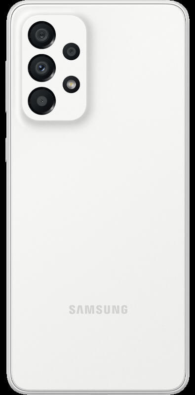 Samsung Galaxy A33 5G  Awesome White , Seitenansicht