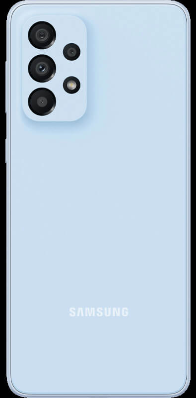 Samsung Galaxy A33 5G  Awesome Blue , Seitenansicht