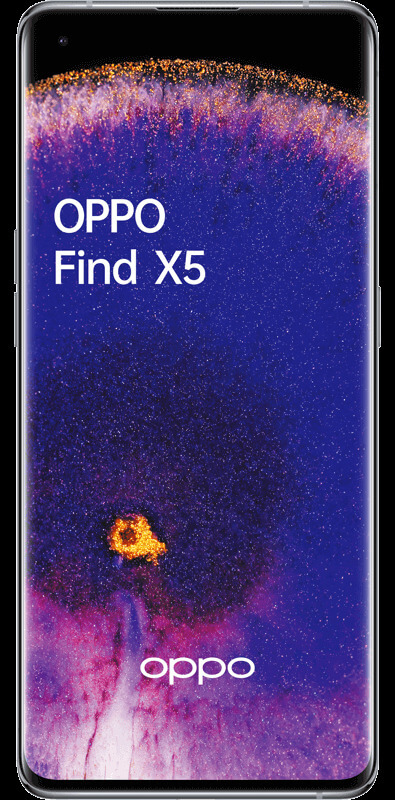 OPPO Find X5 Weiß, Vorderansicht