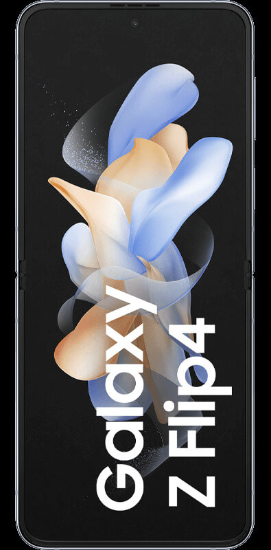 Samsung Galaxy Z Flip 4 5G Blue, Rückansicht