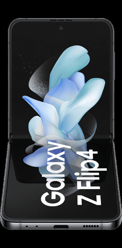 Samsung Galaxy Z Flip 4 5G Graphite, Vorderansicht