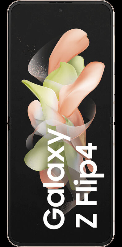 Samsung Galaxy Z Flip 4 5G Pink Gold, Rückansicht