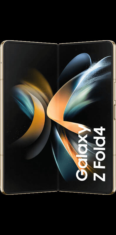 Samsung Galaxy Z Fold 4 5G Beige, Seitenansicht