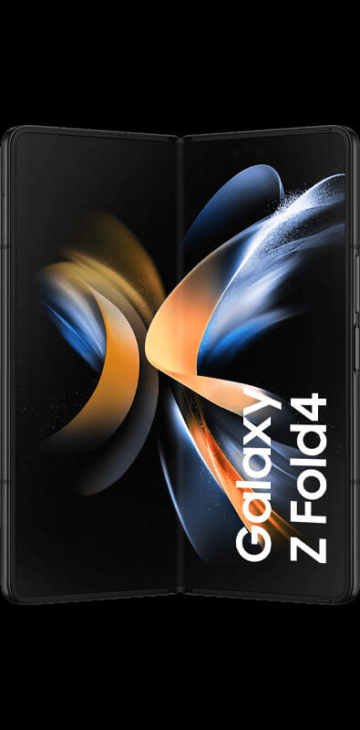 Samsung Galaxy Z Fold 4 5G Phantom Black , Seitenansicht