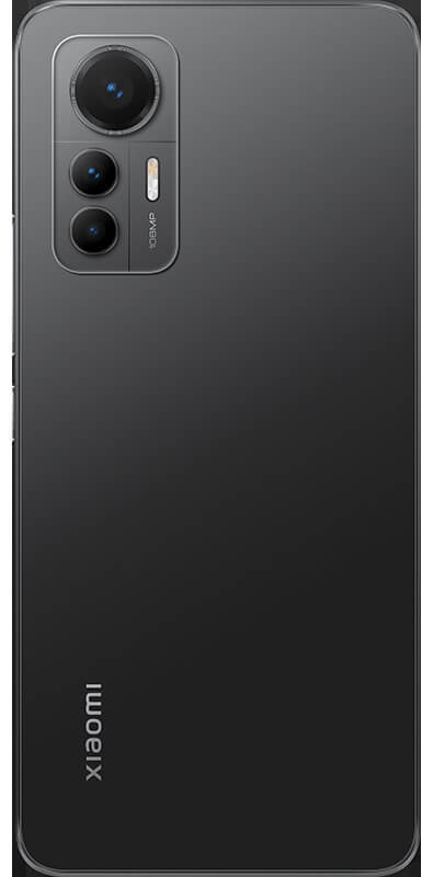 Xiaomi 12 Lite 5G Black, Rückansicht