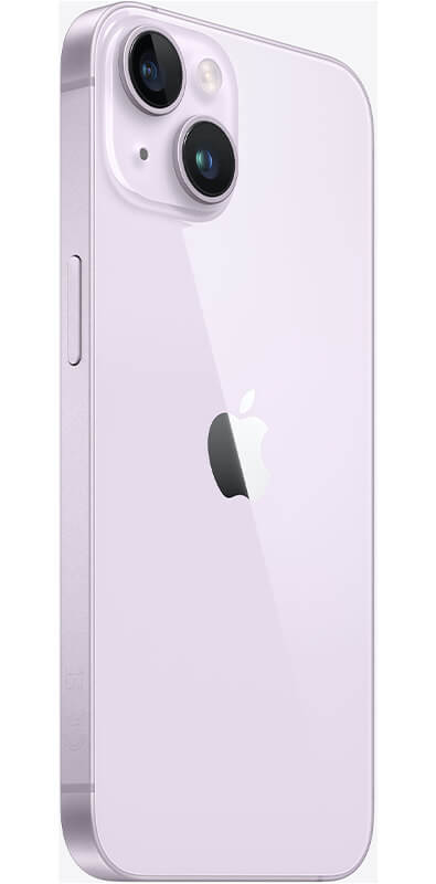 Apple iPhone 14 Purple, Seitenansicht