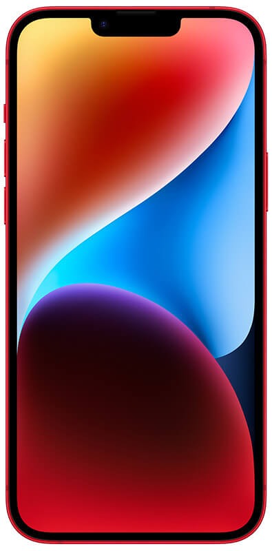 Apple iPhone 14 Plus (PRODUCT)RED, Vorderansicht