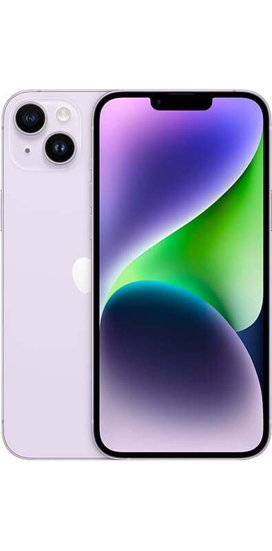Apple iPhone 14 Plus Purple, Rückansicht
