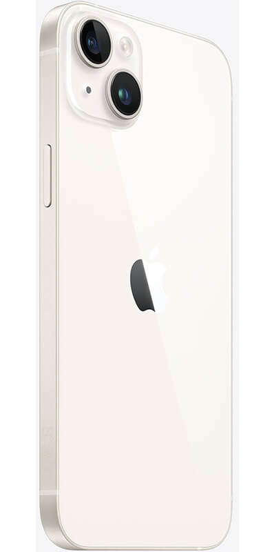 Apple iPhone 14 Plus Starlight, Seitenansicht