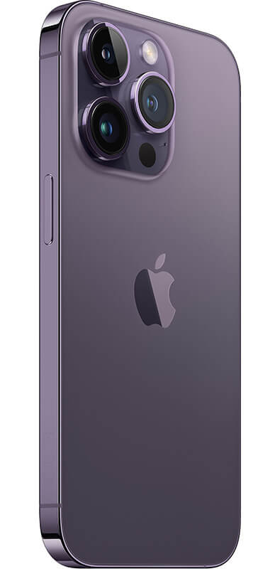 Apple iPhone 14 Pro Deep Purple, Seitenansicht
