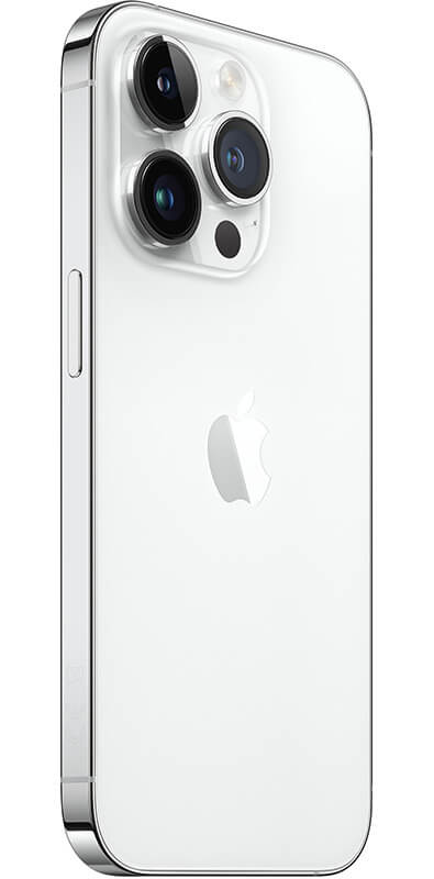 Apple iPhone 14 Pro Silver, Seitenansicht