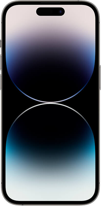 Apple iPhone 14 Pro Space Black, Vorderansicht
