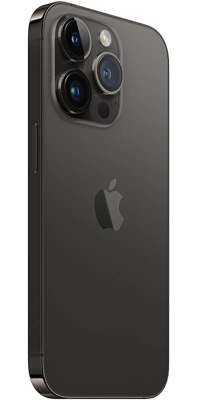 Apple iPhone 14 Pro Space Black, Seitenansicht