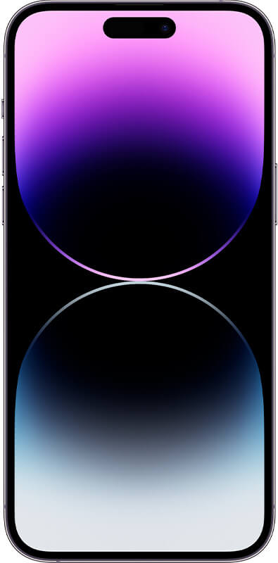 Apple iPhone 14 Pro Max Deep Purple, Vorderansicht