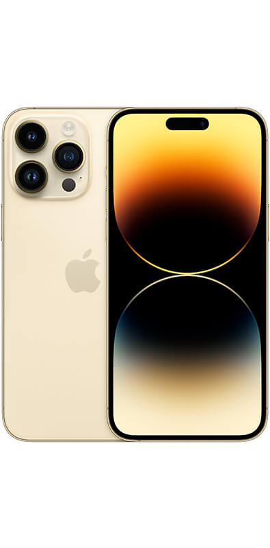 Apple iPhone 14 Pro Max Gold, Rückansicht
