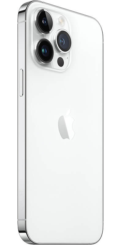 Apple iPhone 14 Pro Max Silver, Seitenansicht