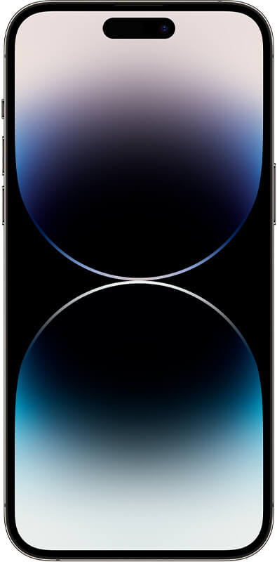 Apple iPhone 14 Pro Max Space Black, Vorderansicht