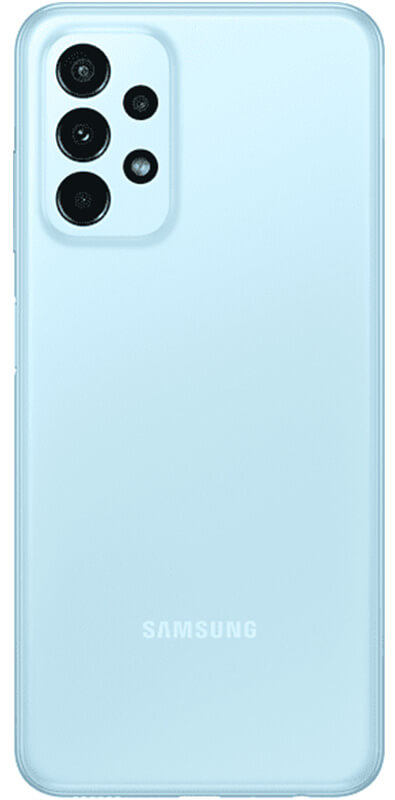 Samsung Galaxy A23 5G Light Blue , Rückansicht