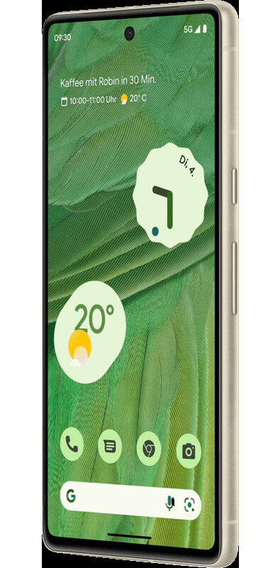 Google Pixel 7 Dual Sim  Lemongrass, Rückansicht