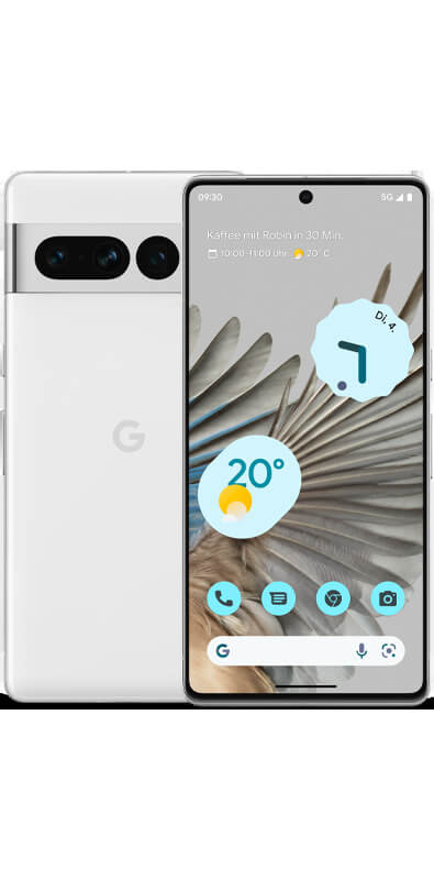 Google Pixel 7 Pro Dual Sim  Snow, Seitenansicht