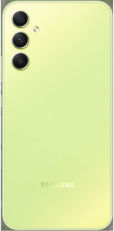 Samsung Galaxy A34 5G  Awesome Lime , Rückansicht