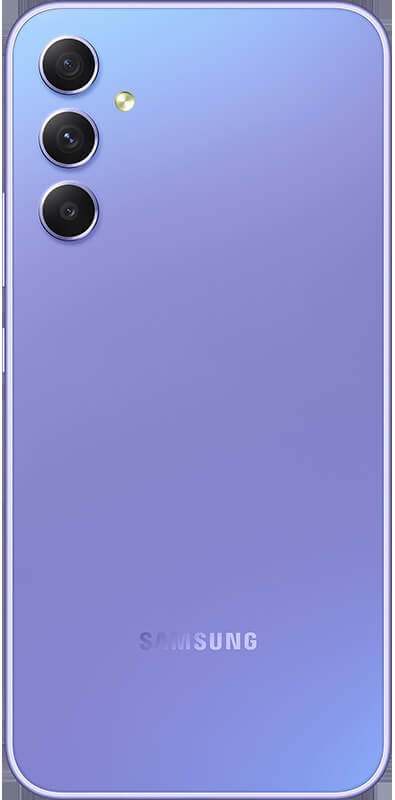 Samsung Galaxy A34 5G  Awesome Violet , Rückansicht