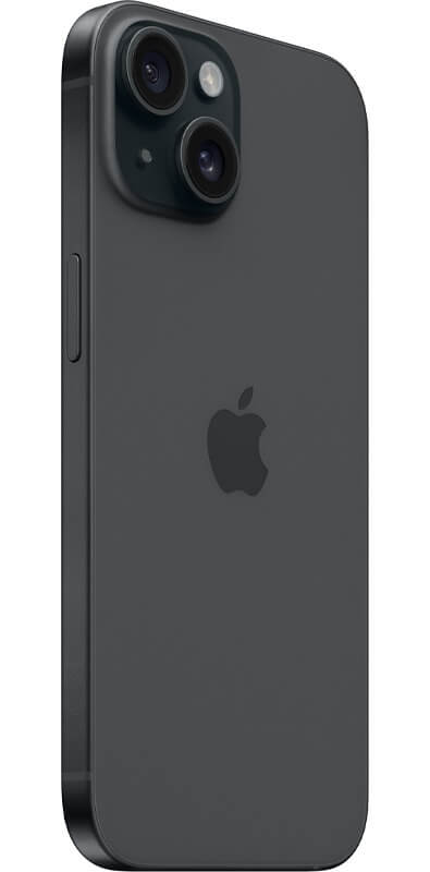 Apple iPhone 15 Black, Seitenansicht