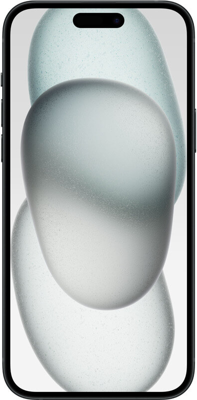 Apple iPhone 15 Plus Black, Vorderansicht