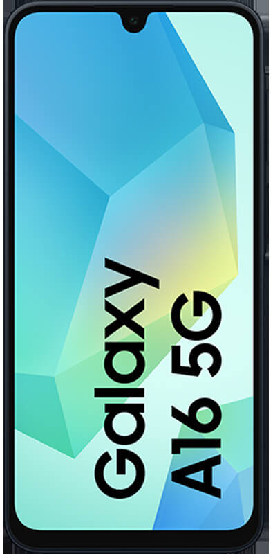 Samsung Galaxy A16 5G Blue Black, Vorderansicht