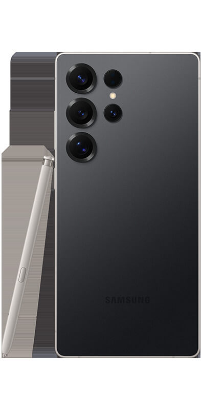 Samsung Galaxy S25 Ultra  Titanium Black, Rückansicht