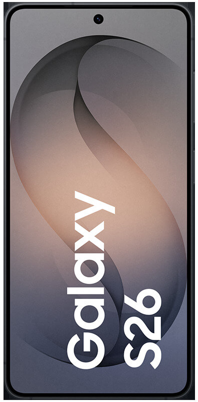 Samsung Galaxy S26 Black, Vorderansicht