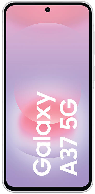 Samsung Galaxy A37 5G  Awesome White, Vorderansicht