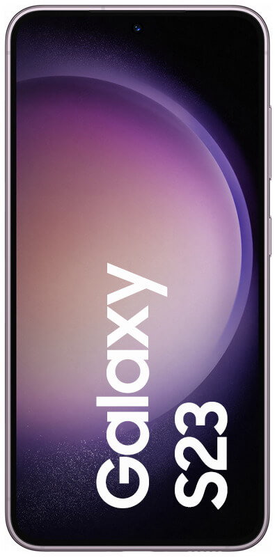 Samsung Galaxy S23 5G Lavender, Vorderansicht