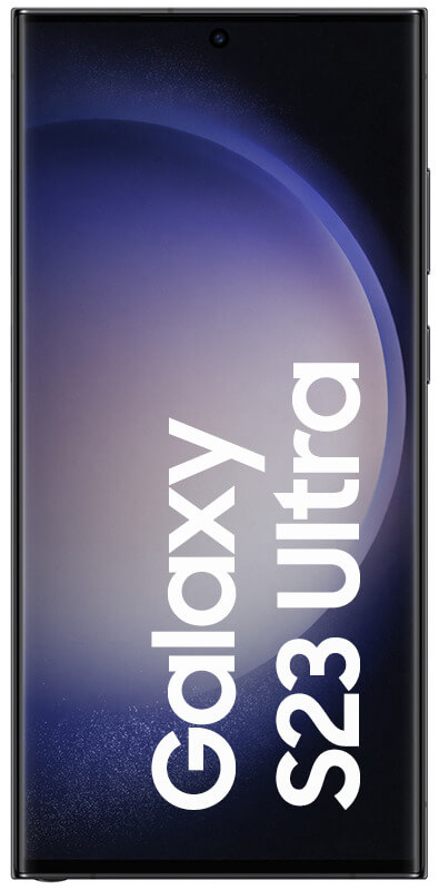 Samsung Galaxy S23 Ultra 5G  Phantom Black , Vorderansicht