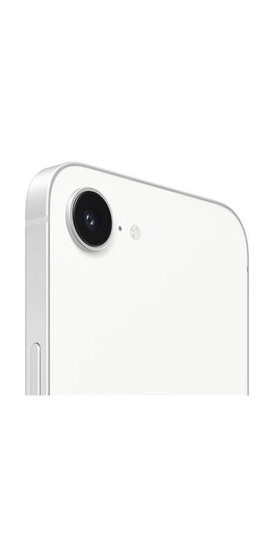 Apple iPhone 16e White, Seitenansicht