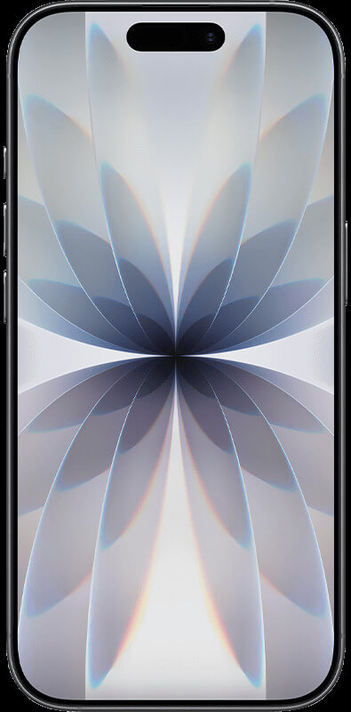 Apple iPhone 17 Schwarz, Vorderansicht