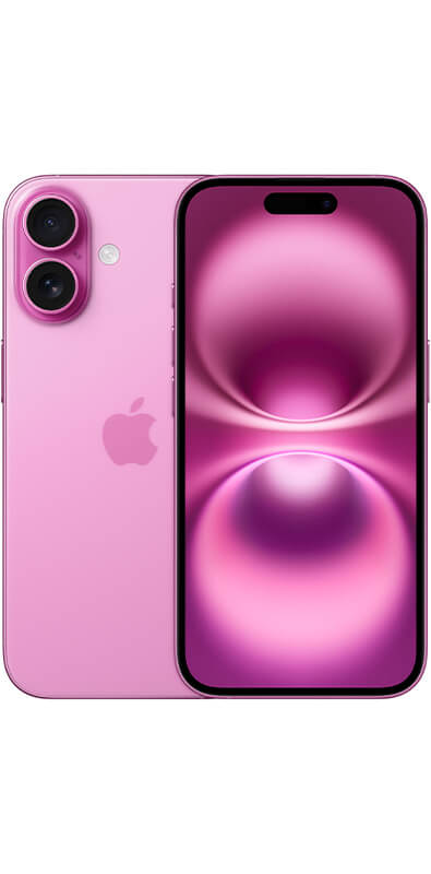 Apple iPhone 16 Pink, Rückansicht