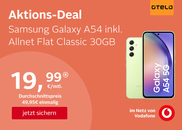 Allnet Flat Classic 30 GB mit Galaxy A54