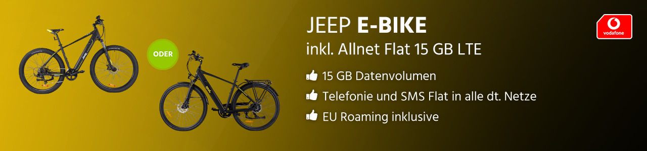 D2 Allnet Flat 15 GB inkl. Jeep E-Bike