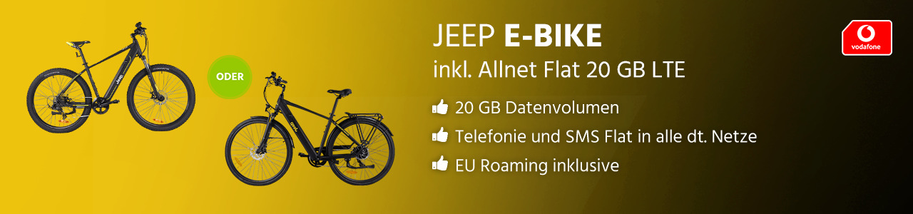 D2 Allnet Flat 20 GB inkl. Jeep E-Bike