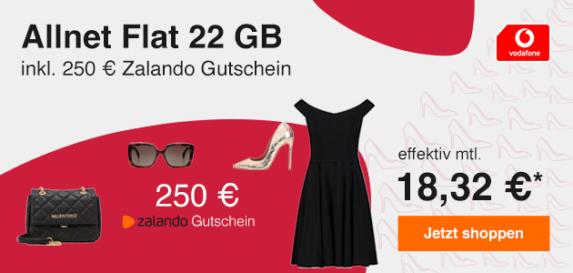 Allnet Flat 22 GB inkl. 250€ Zalando Gutschein
