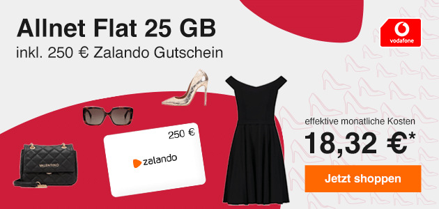 Allnet Flat 25 GB inkl. 250€ Zalando Gutschein