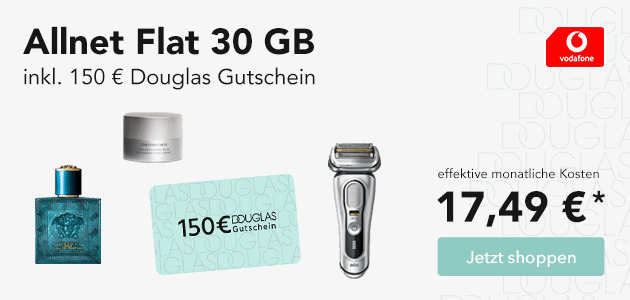 Allnet Flat 25 GB inkl. 150€ Douglas Gutschein