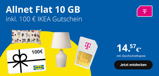 Allnet Flat 10 GB inkl. 100€ IKEA Gutschein