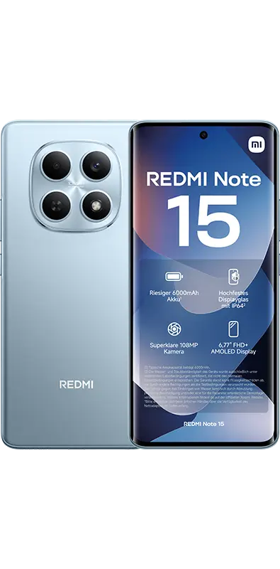 XIAOMI REDMI Note 15 128 GB Glacier Blue Dual SIM