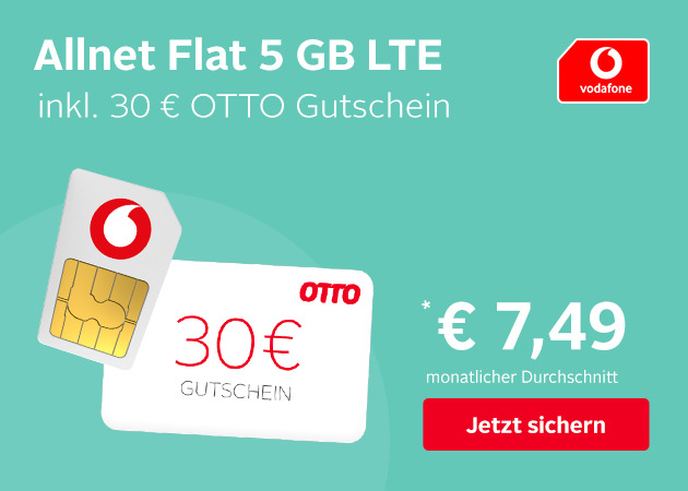30€ OTTO-Gutschein inkl. Allnet Flat 5 GB